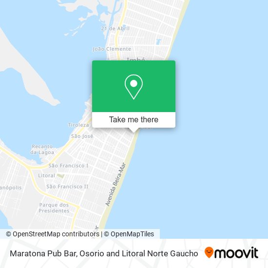 Maratona Pub Bar map