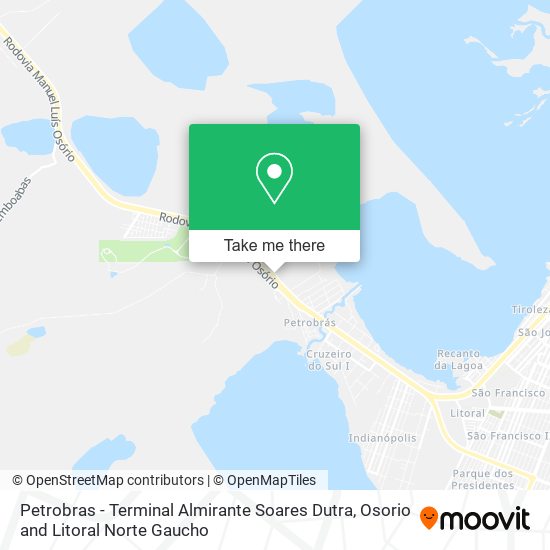 Petrobras - Terminal Almirante Soares Dutra map