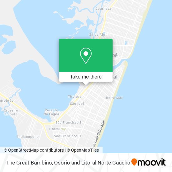 The Great Bambino map