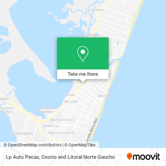 Lp Auto Pecas map