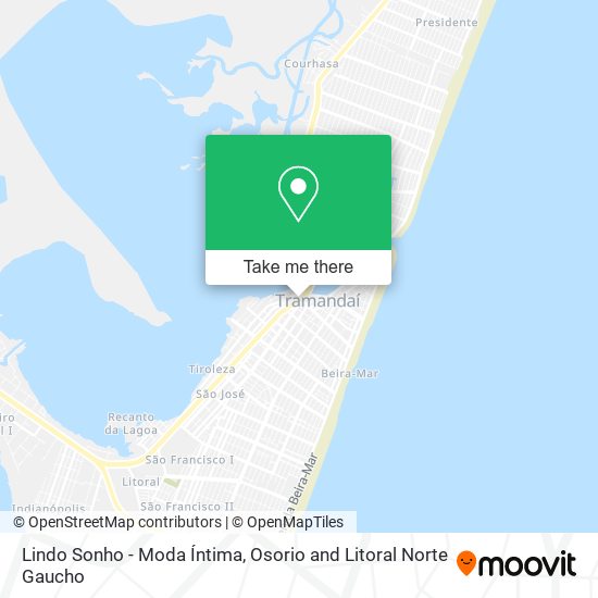 Lindo Sonho - Moda Íntima map