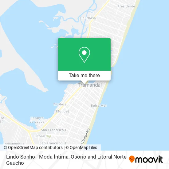 Lindo Sonho - Moda Íntima map