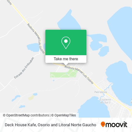 Deck House Kafe map