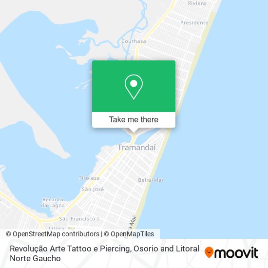 Revolução Arte Tattoo e Piercing map