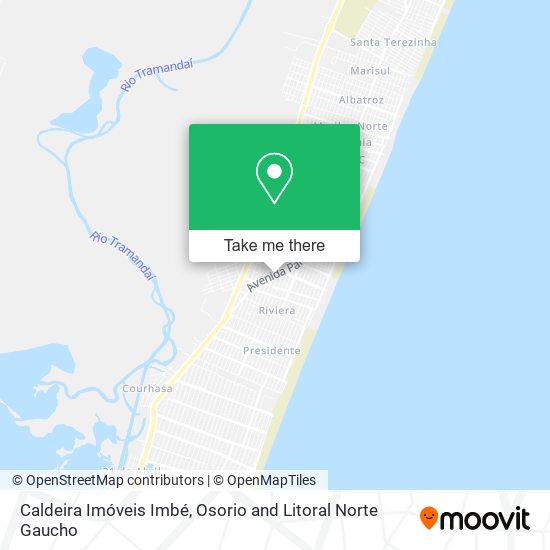 Caldeira Imóveis Imbé map