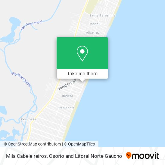 Mila Cabeleireiros map