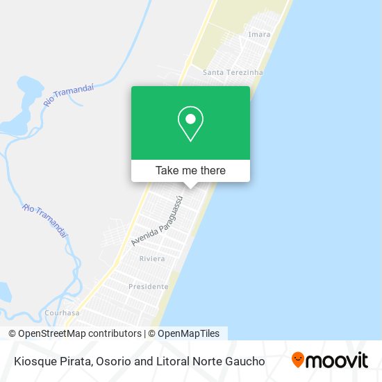 Kiosque Pirata map