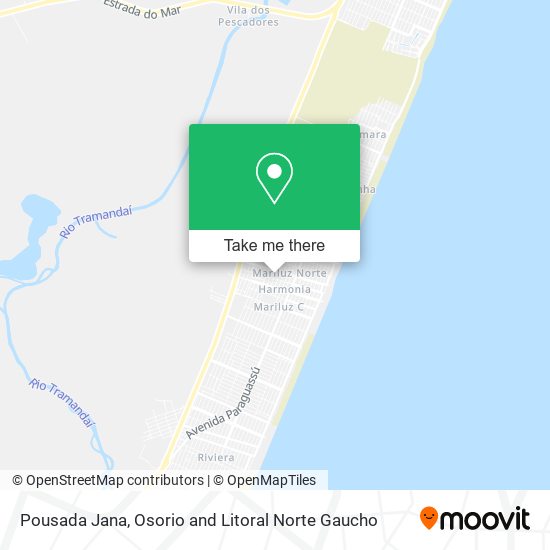 Pousada Jana map