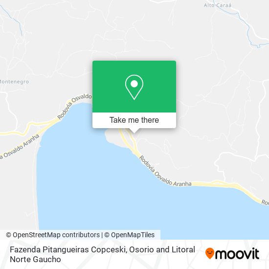 Fazenda Pitangueiras Copceski map