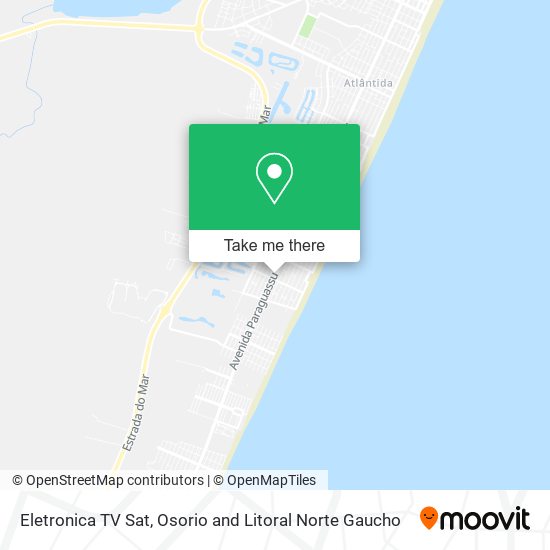 Eletronica TV Sat map