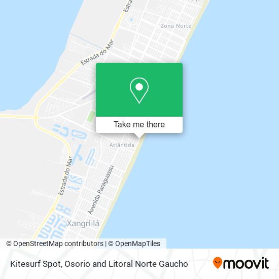 Kitesurf Spot map