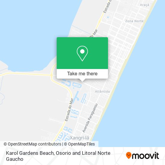 Karol Gardens Beach map