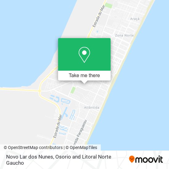 Novo Lar dos Nunes map