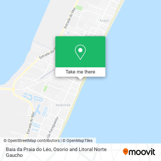 Baia da Praia do Léo map