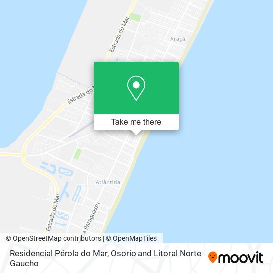 Mapa Residencial Pérola do Mar