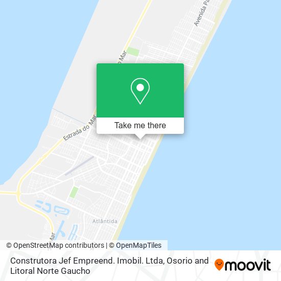 Mapa Construtora Jef Empreend. Imobil. Ltda