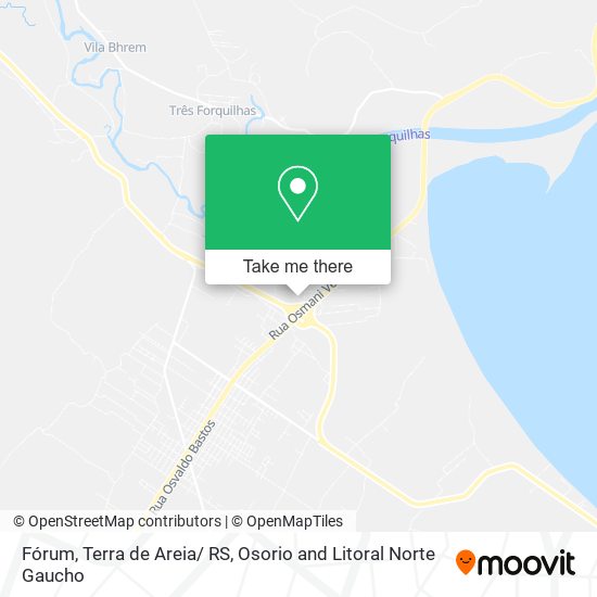 Fórum, Terra de Areia/ RS map