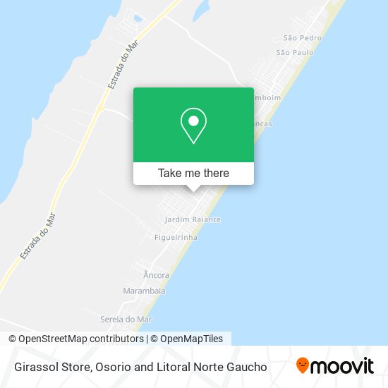 Girassol Store map