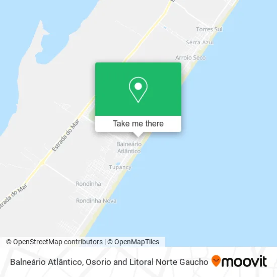 Balneário Atlântico map