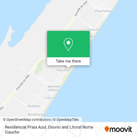 Residencial Praia Azul map