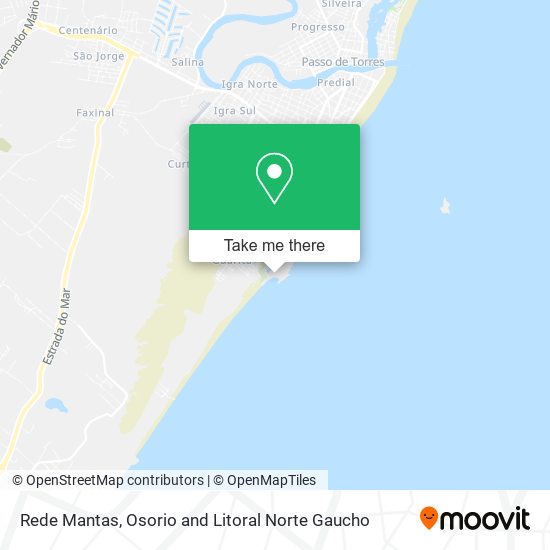 Rede Mantas map