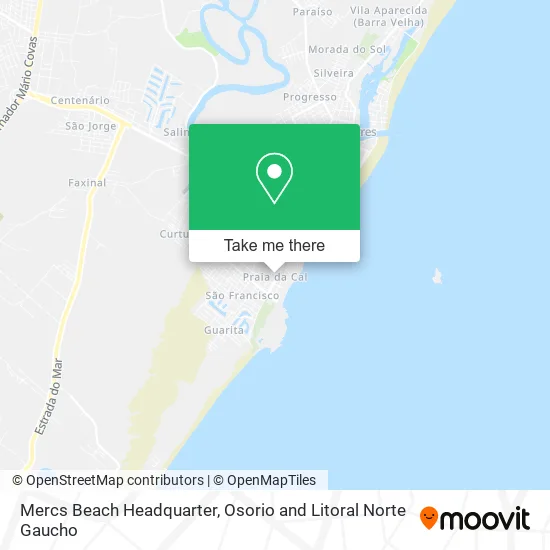 Mercs Beach Headquarter map