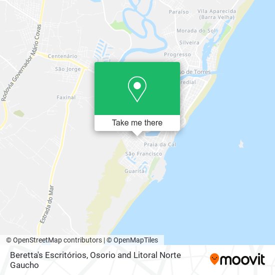 Beretta's Escritórios map