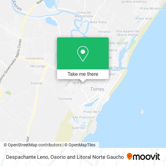 Despachante Leno map