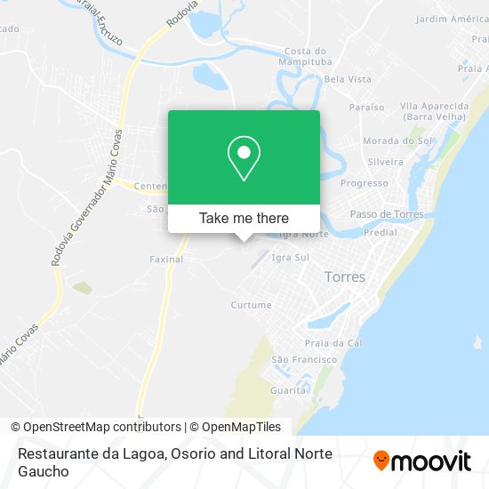 Restaurante da Lagoa map