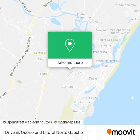 Drive in map