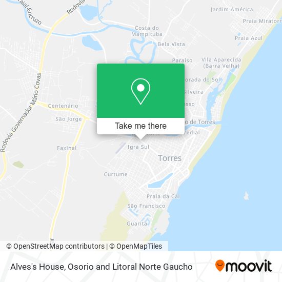 Alves's House map