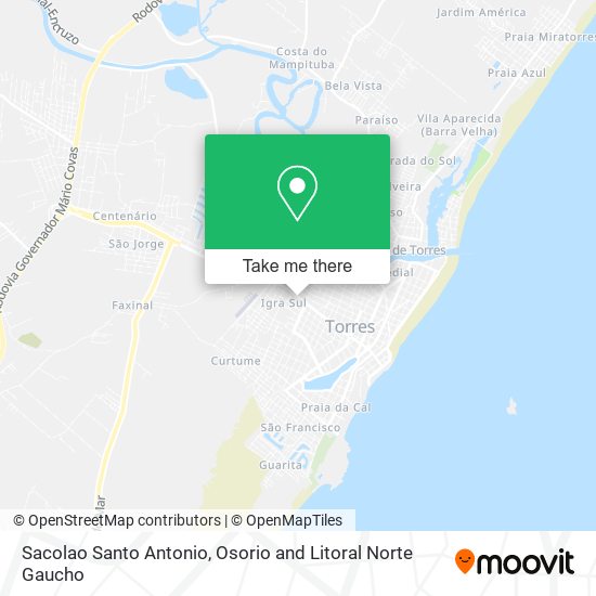 Sacolao Santo Antonio map