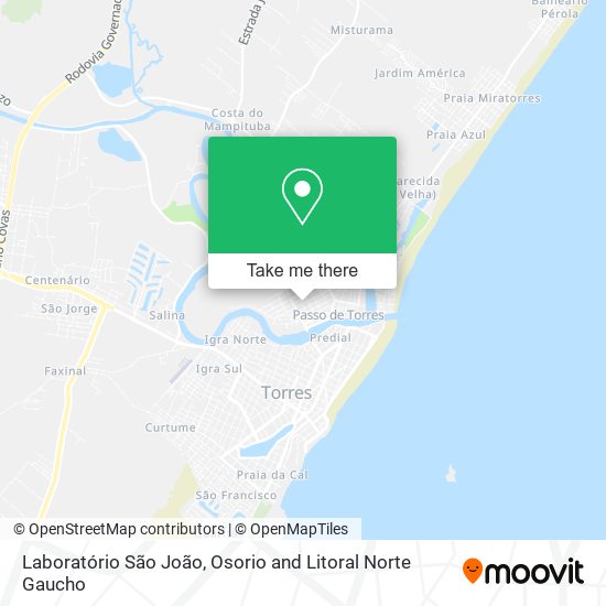 Laboratório São João map
