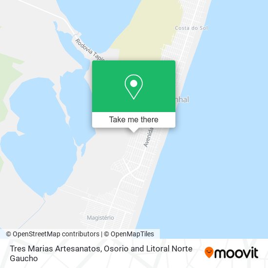 Tres Marias Artesanatos map