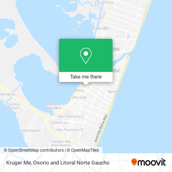 Kruger Me map