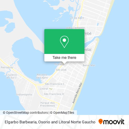 Elgarbo Barbearia map