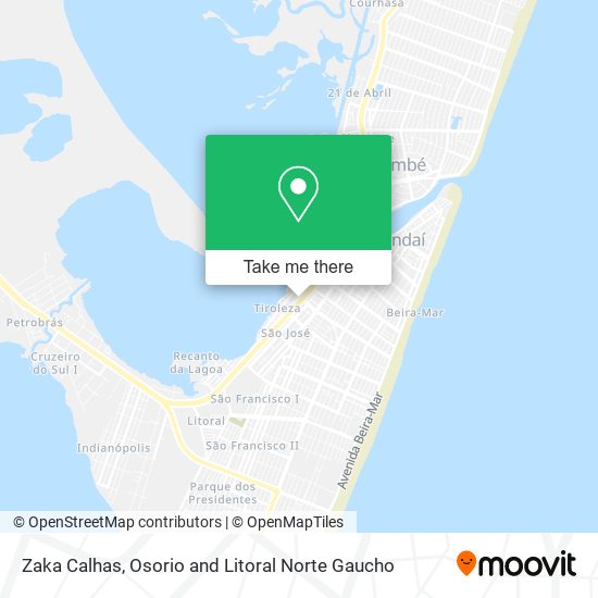 Zaka Calhas map