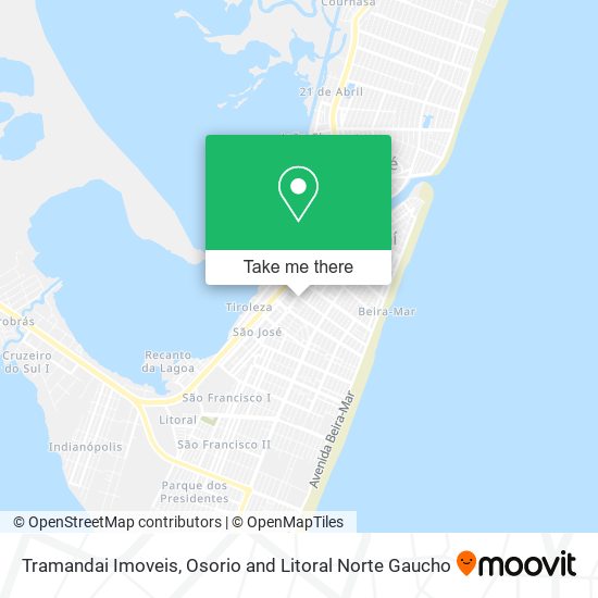 Tramandai Imoveis map