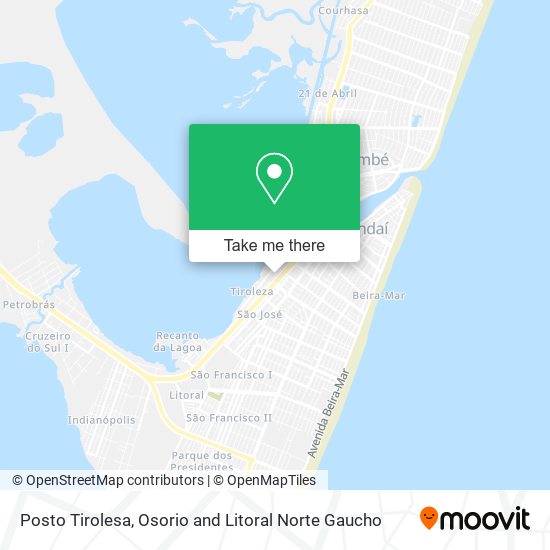 Posto Tirolesa map