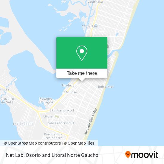 Net Lab map