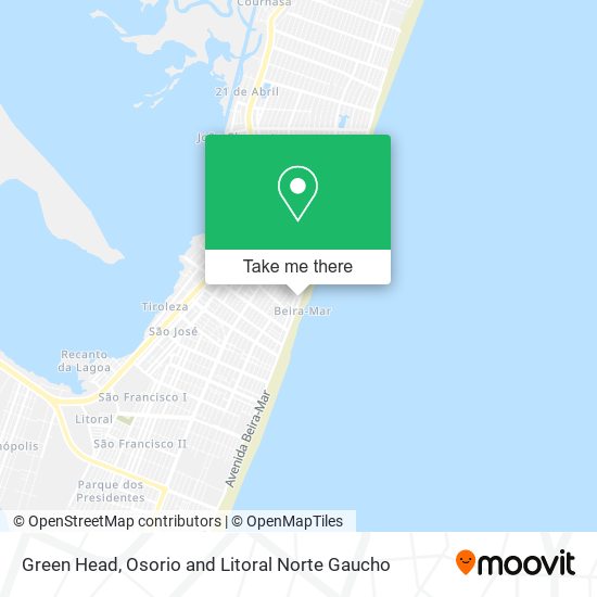 Green Head map