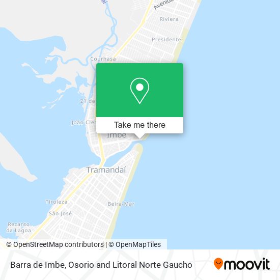 Barra de Imbe map