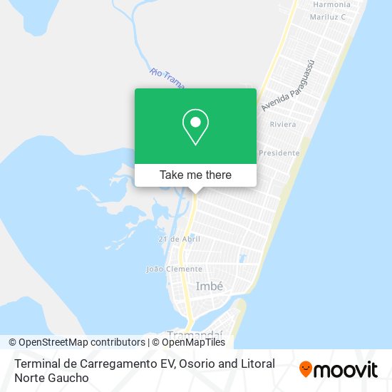 Terminal de Carregamento EV map