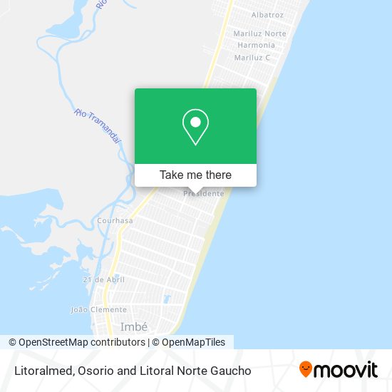 Litoralmed map