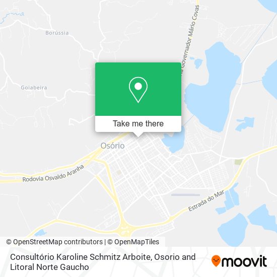 Consultório Karoline Schmitz Arboite map