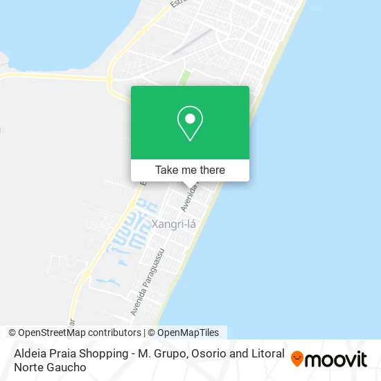 Aldeia Praia Shopping - M. Grupo map