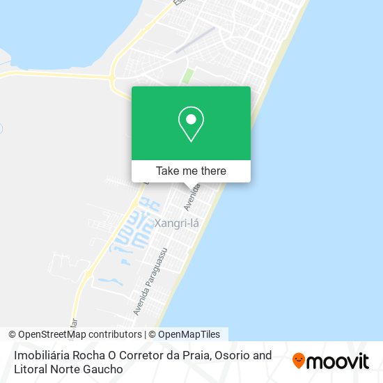 Mapa Imobiliária Rocha O Corretor da Praia