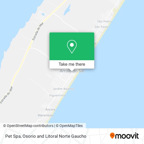 Pet Spa map