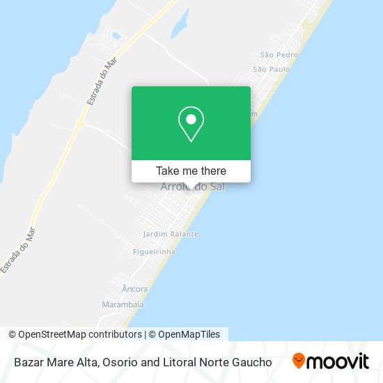 Bazar Mare Alta map