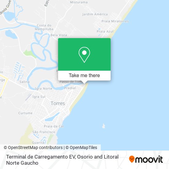 Terminal de Carregamento EV map